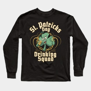 St Patrick's Day Drinking Squad Long Sleeve T-Shirt